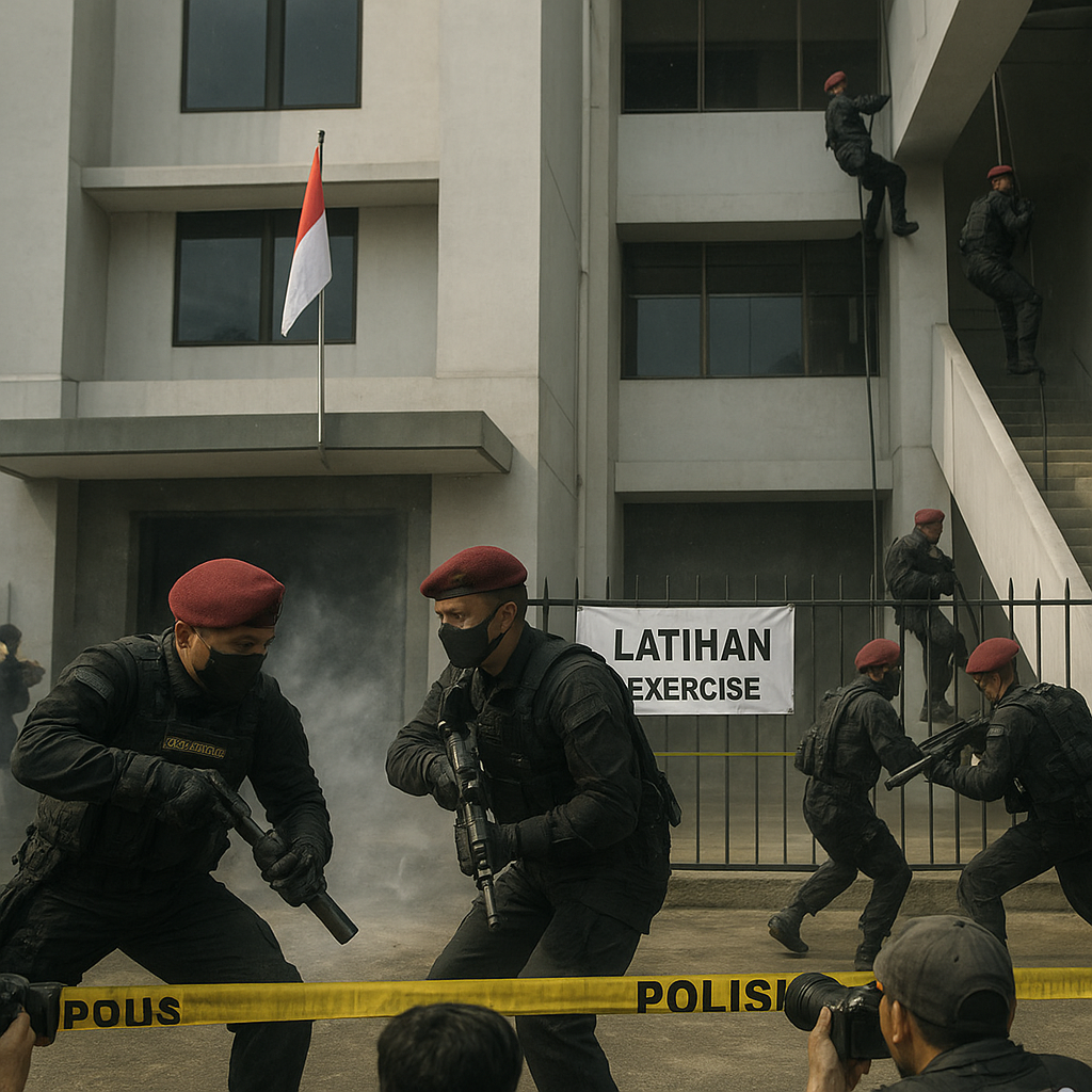 Latihan Anti-teror Satuan Kopassus dengan Metode Dynamic Assault
