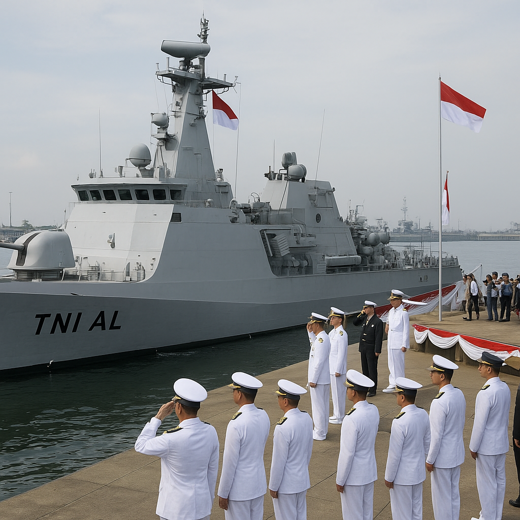 TNI AL Resmikan Kapal Cepat Rudal Baru dengan Sistem Senjata Terintegrasi