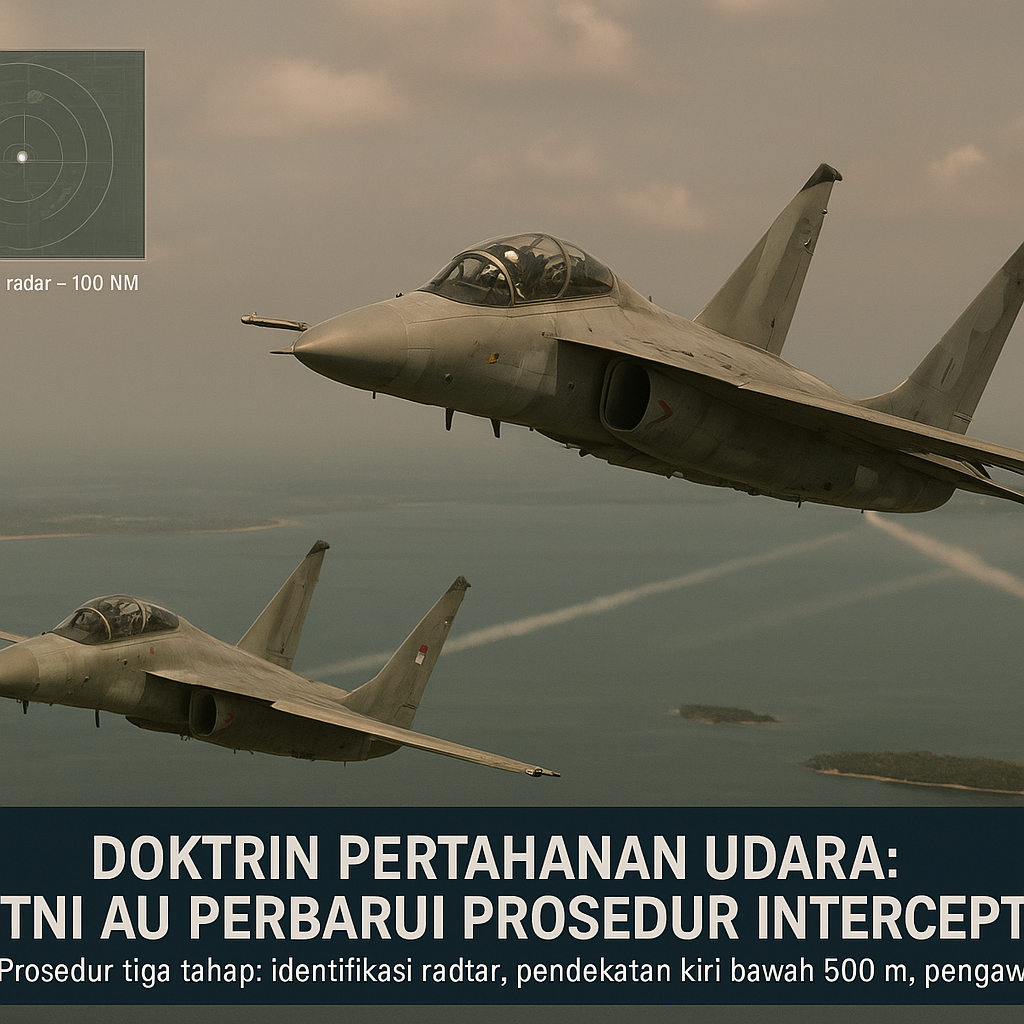 Doktrin Pertahanan Udara: TNI AU Perbarui Prosedur Intercept