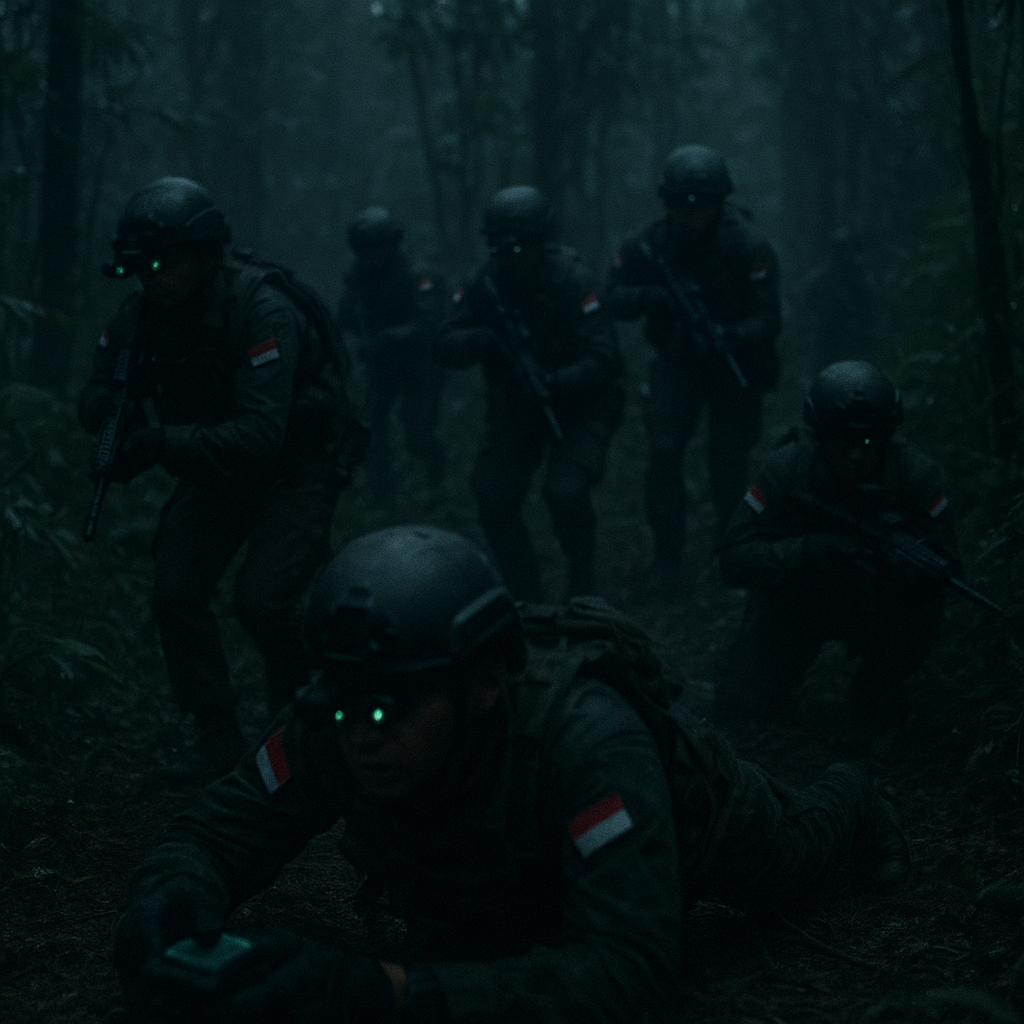 Bedah Taktik Infiltrasi Malam Hari oleh Kopassus di Hutan Tropis