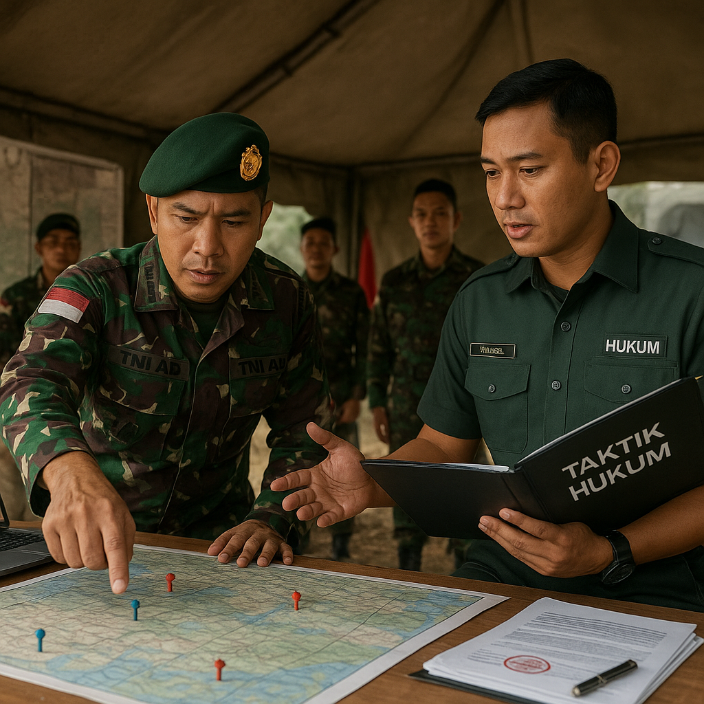 Mengintip Cara TNI AD Menerapkan "Taktik Hukum" di Medan Operasi
