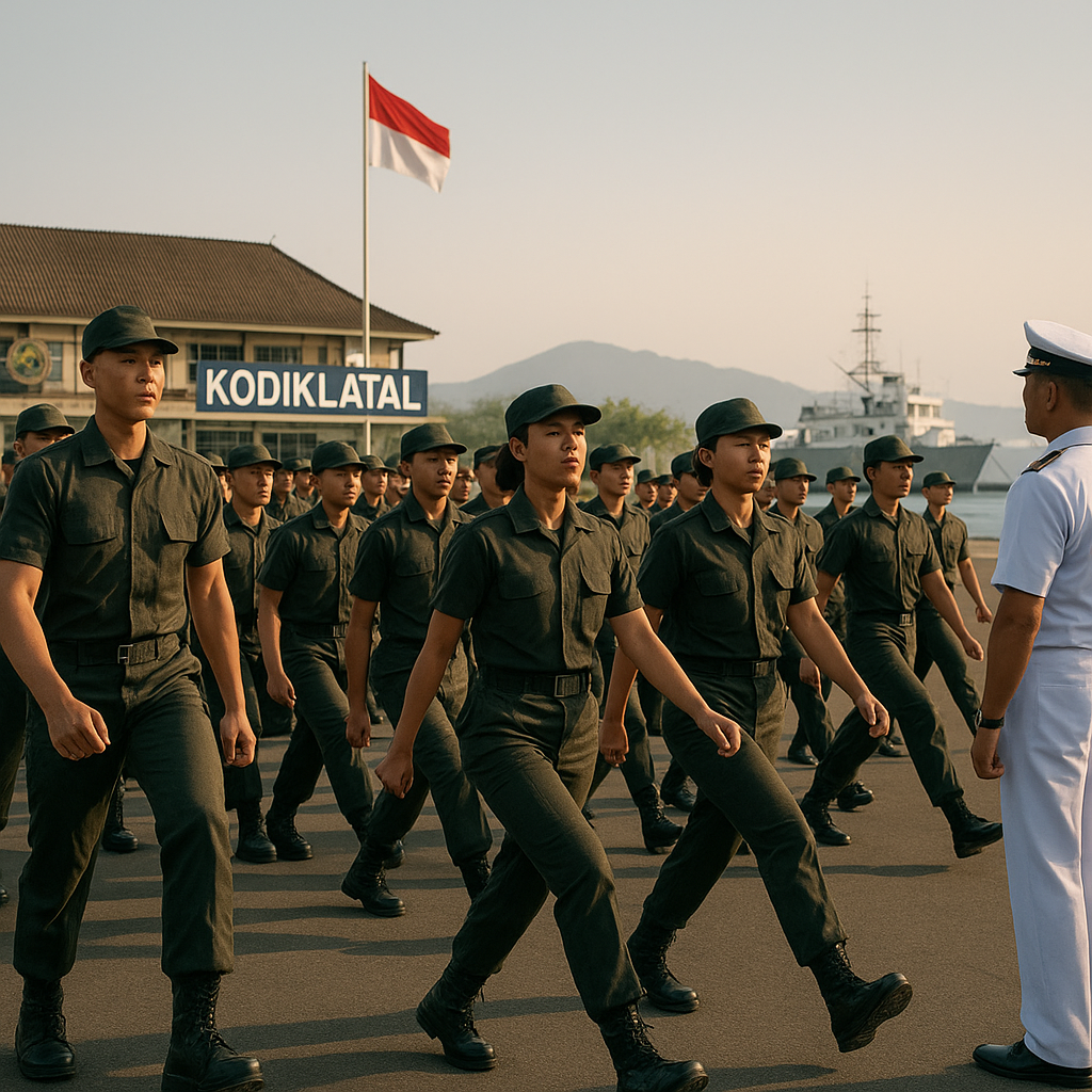 Kodiklatal Siap Mendidik 1.000 Siswa Dikmata TNI AL TA. 2024
