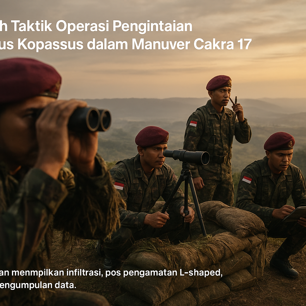 Bedah Taktik Operasi Pengintaian Khusus Kopassus dalam Manuver Cakra 17