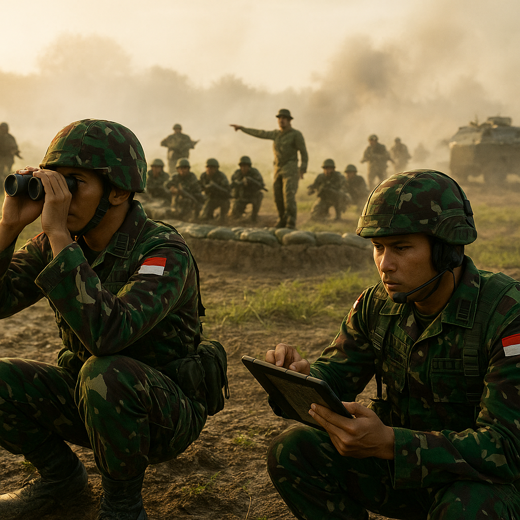 Latihan Taktis Batalyon Infantri 303: Manuver Pengepungan Sektor Tiga