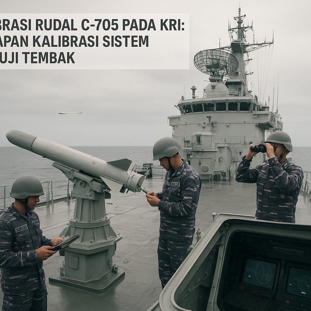 Integrasi Rudal C-705 pada KRI: Tahapan Kalibrasi Sistem dan Uji Tembak