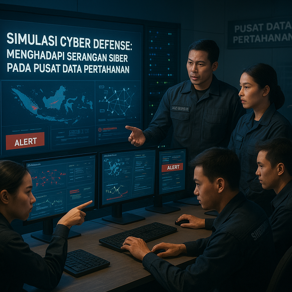 Simulasi Cyber Defense: Menghadapi Serangan Siber pada Pusat Data Pertahanan