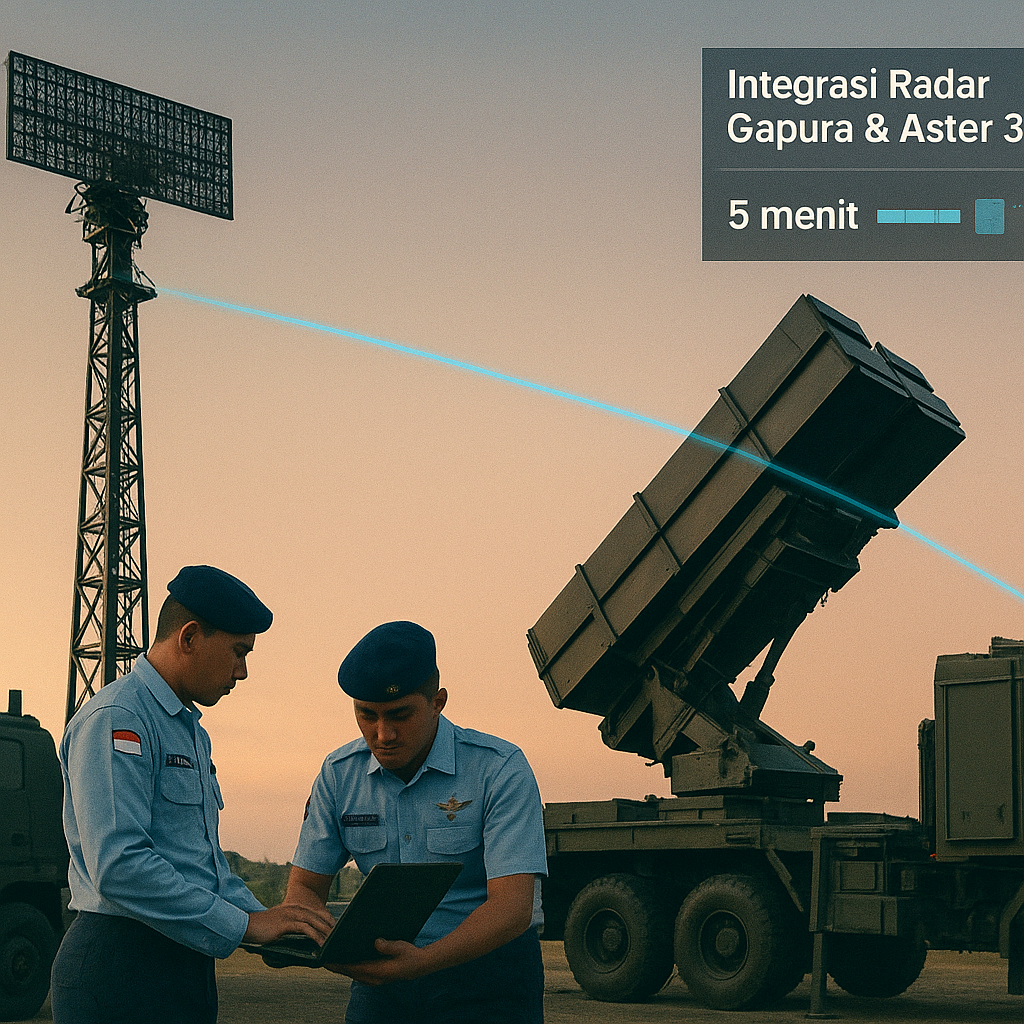 Integrasi Radar Gapura dan SAM Aster 30 dalam Doktrin IADS Nasional