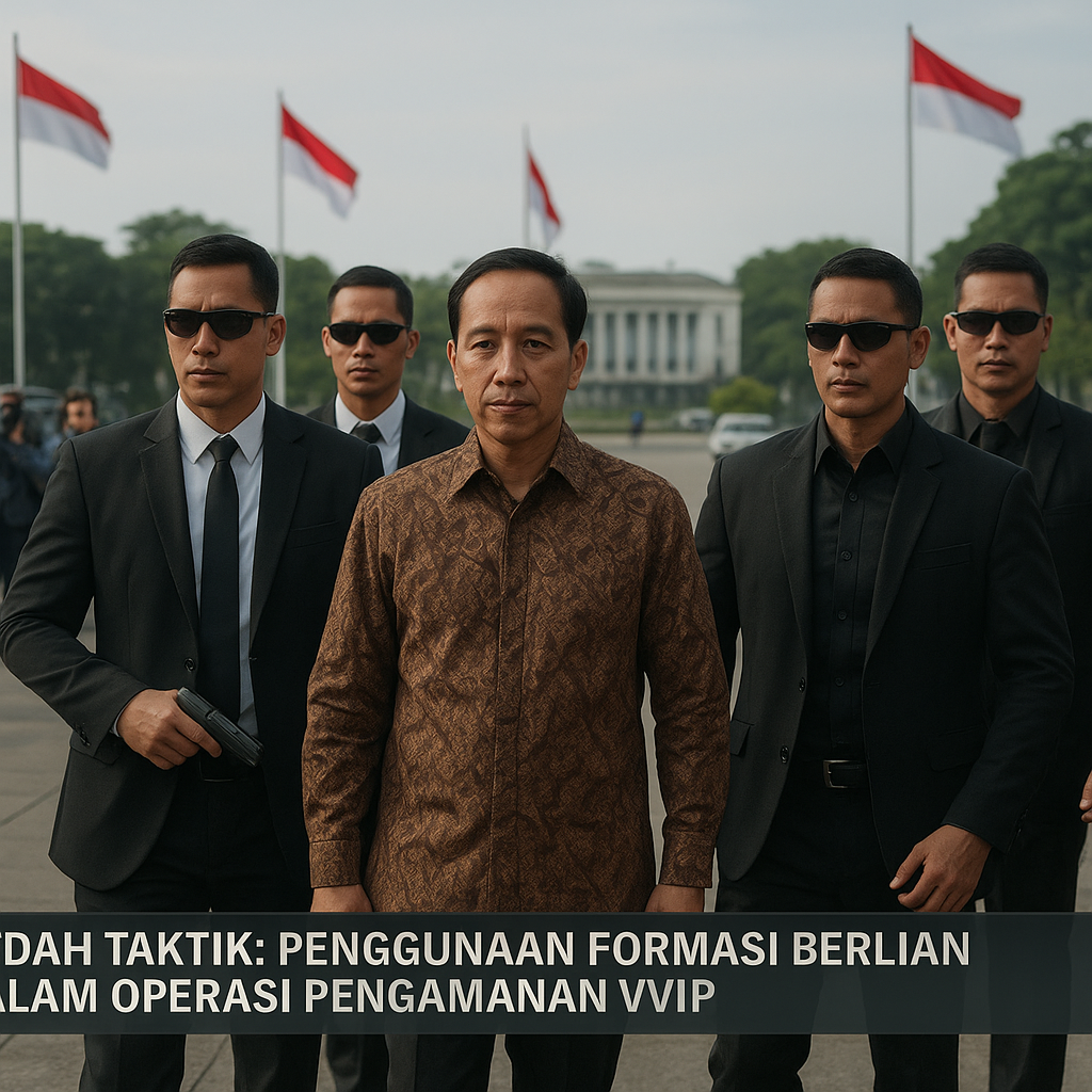 Bedah Taktik: Penggunaan Formasi Berlian dalam Operasi Pengamanan VVIP di Wilayah Terbuka