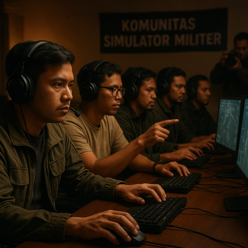 Komunitas Milita Simulator Gelar Turnamen Virtual Taktik Pertahanan Pangkalan