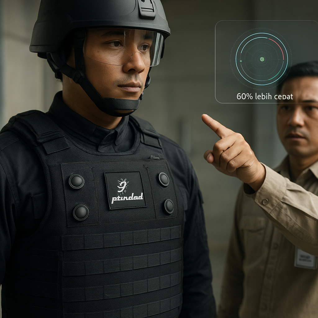 Peralatan Baru: Rompi Anti-Peluru Generasi Keempat dengan Sensor Deteksi Tembakan