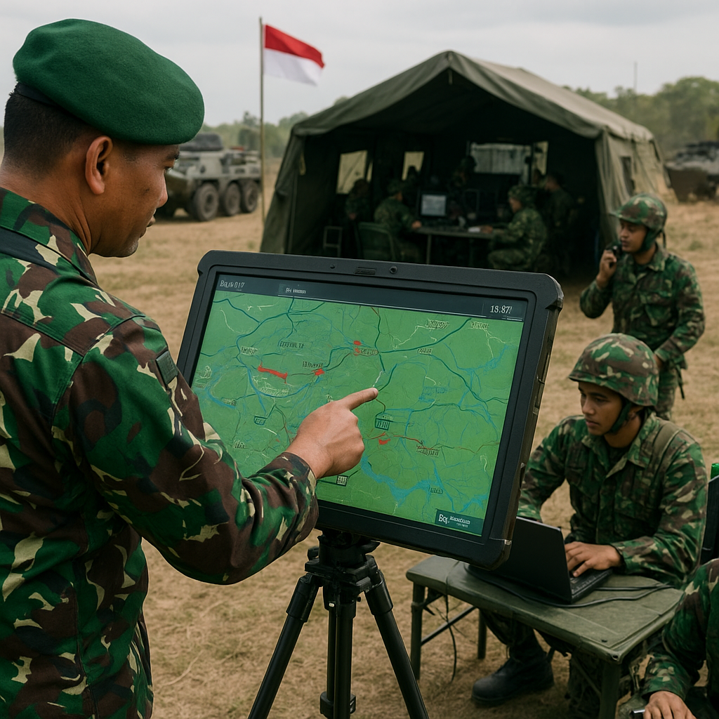 Puslatpur TNI AD Gelar Latihan Integrasi Sistem Komando Kendali (C2) untuk Batalyon Mekanis