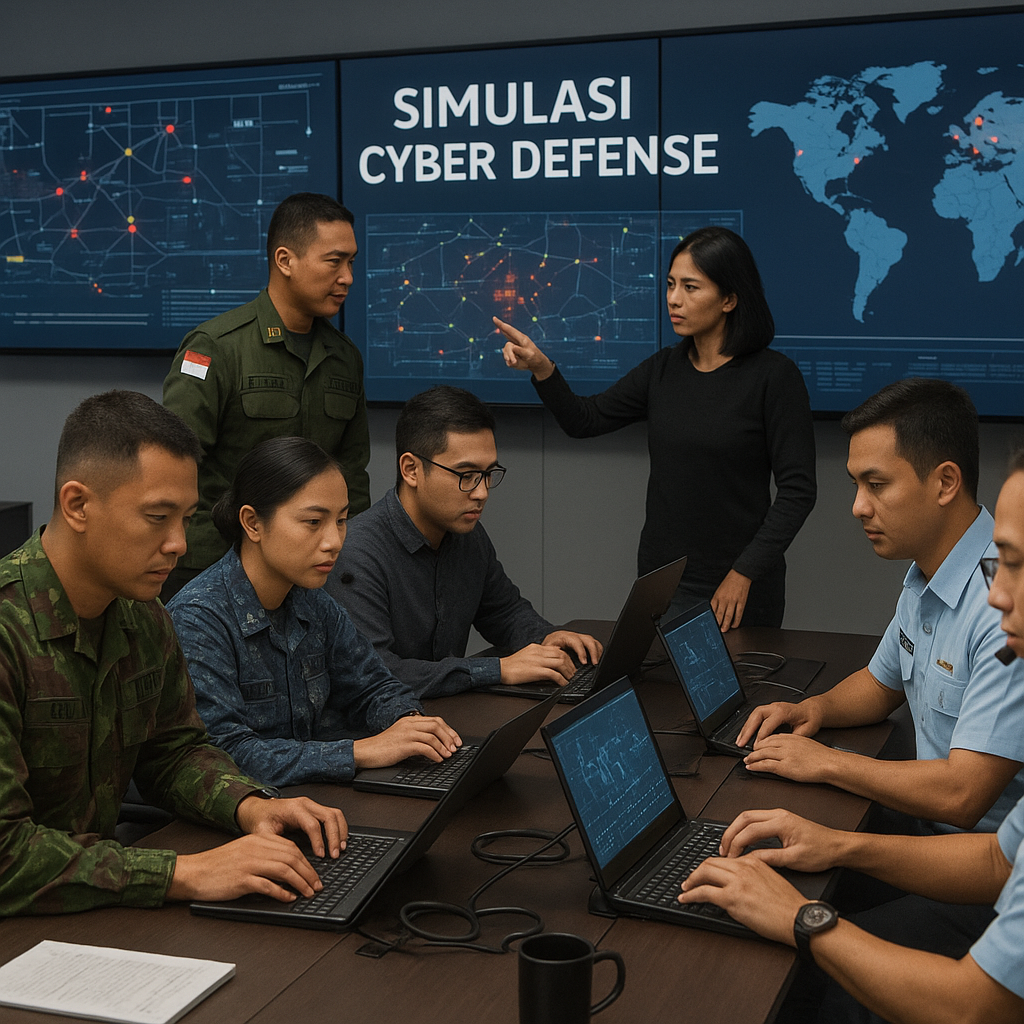 Mabes TNI Gelar Simulasi Cyber Defense untuk Amankan Operasi Gabungan