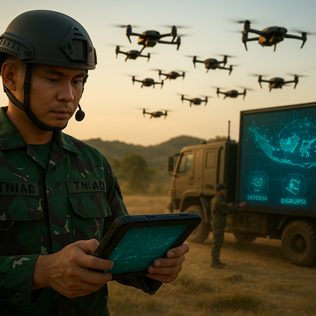 Doktrin Baru TNI Angkatan Darat: Operasi Pertahanan Aktif Berbasis Drone dan Cyber