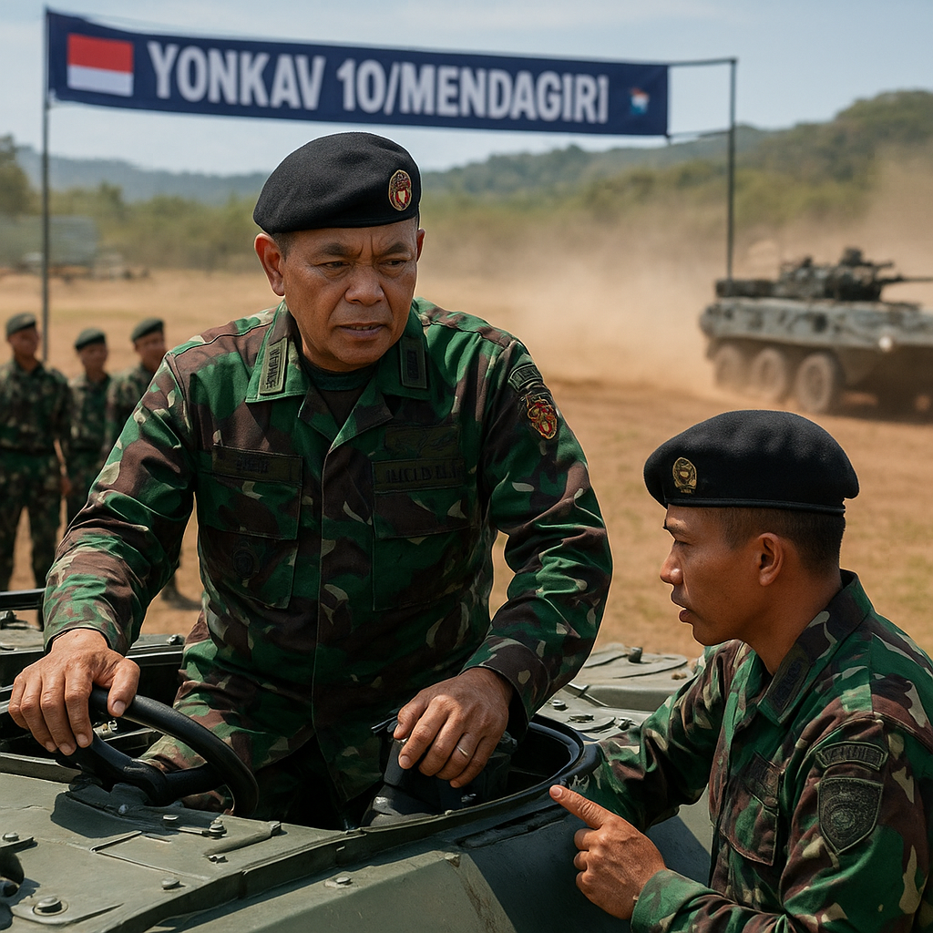 Pangdam Uji Kemudi Kendaraan Tempur: Analisis Prosedur Latihan Taktis Tingkat Kompi Kavaleri