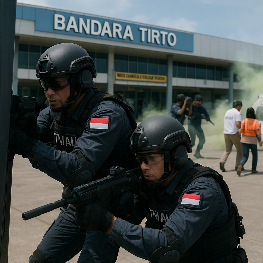 Simulasi Penyerbuan dan Pembebasan Sandera oleh Satuan Khusus TNI AU: Analisis Tahapan Operasi