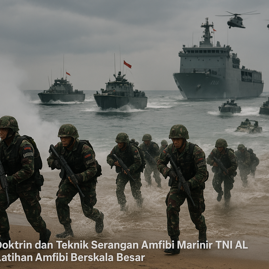 Bedah Doktrin dan Teknik Serangan Amfibi Marinir TNI AL dalam Latihan Amfibi Berskala Besar