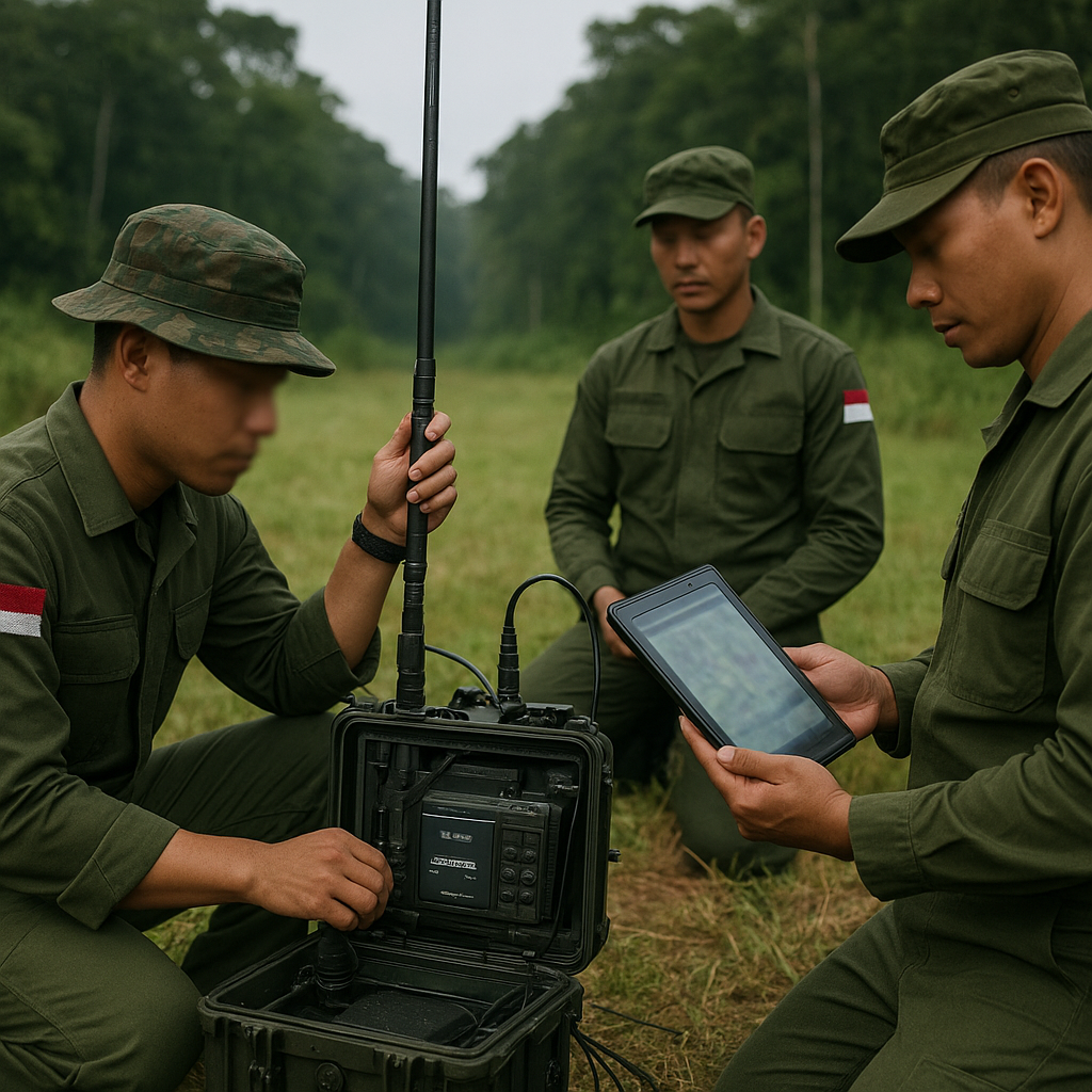 Peralatan Komunikasi Terbaru untuk Satuan Intelijen TNI: Sistem Radio Taktis Digital