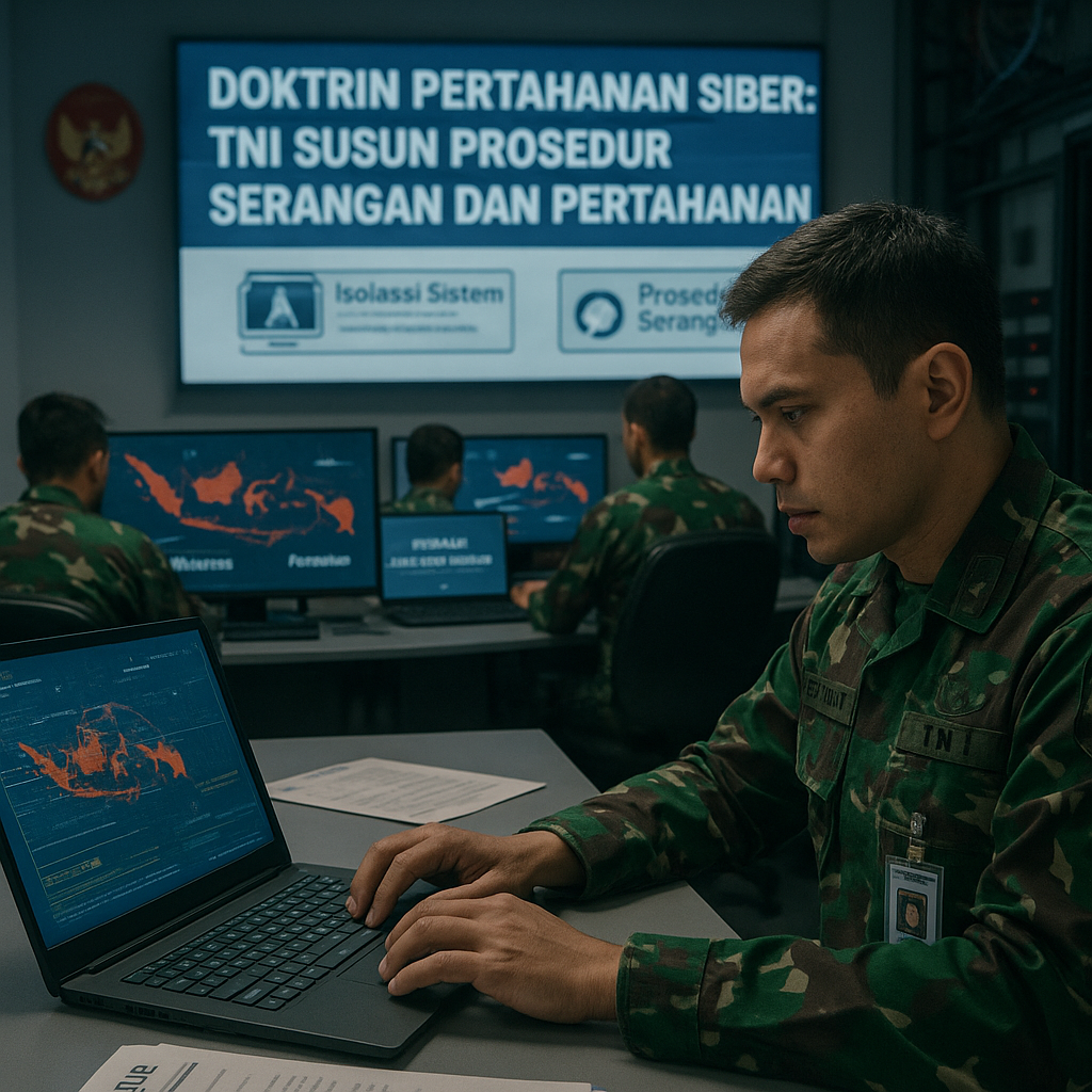 Doktrin Pertahanan Siber: TNI Susun Prosedur Serangan dan Pertahanan