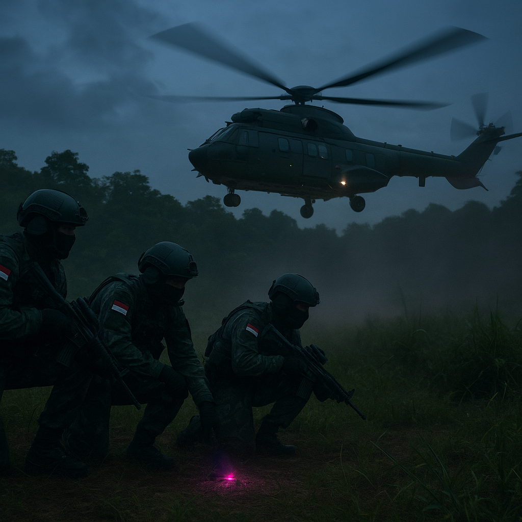 Bedah Taktik Pasukan Khas TNI AU: Prosedur Infiltrasi dengan Metode Helikopter Terbang Rendah