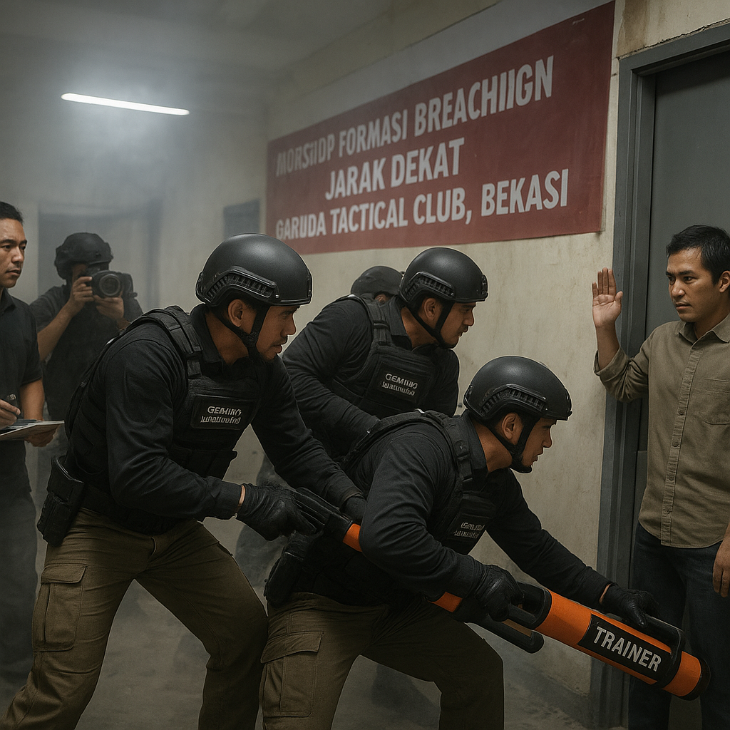 Komunitas Militer 'Garuda Tactical Club' Gelar Workshop Formasi Breaching Jarak Dekat