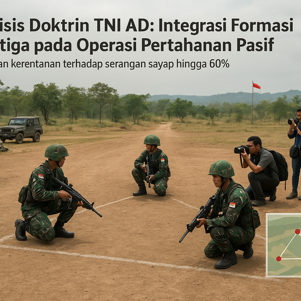 Analisis Doktrin TNI AD: Integrasi Formasi Segitiga pada Operasi Pertahanan Pasif