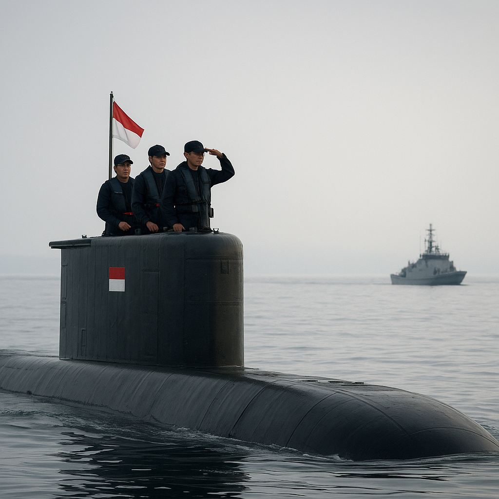 TNI AL Uji Kemampuan Kapal Selam dengan Taktik Silent Approach
