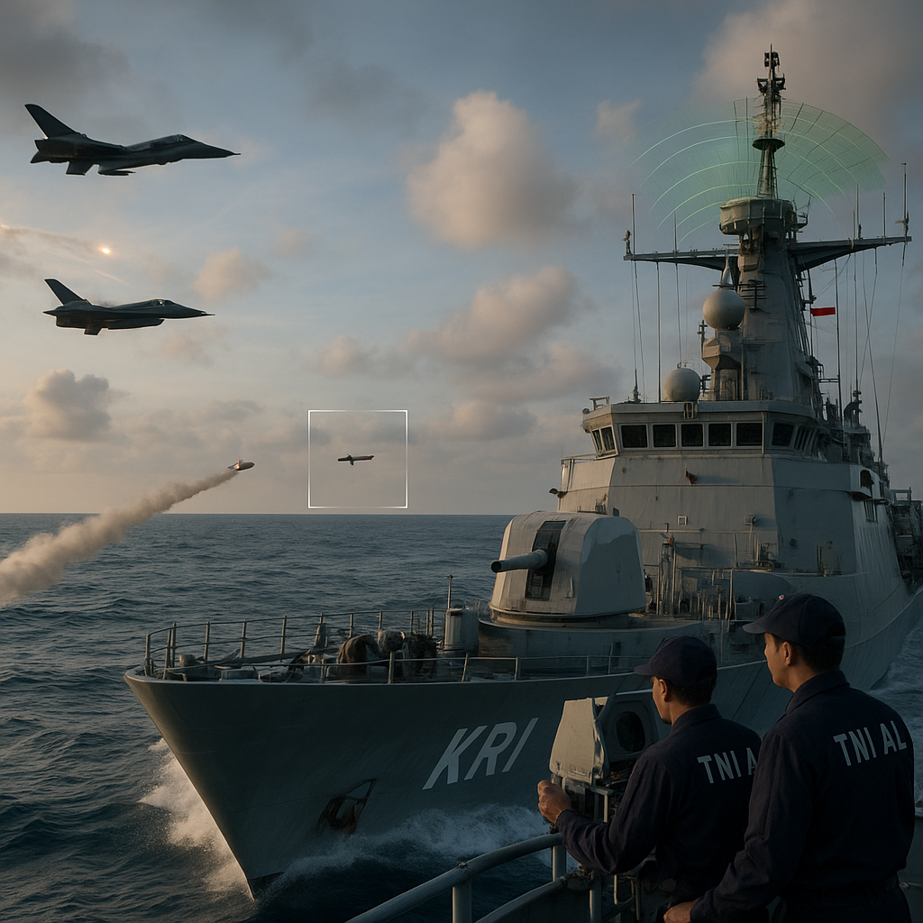 Simulasi Pertahanan Pulau Terluar: Skema 'Layered Defense' TNI AL di Natuna