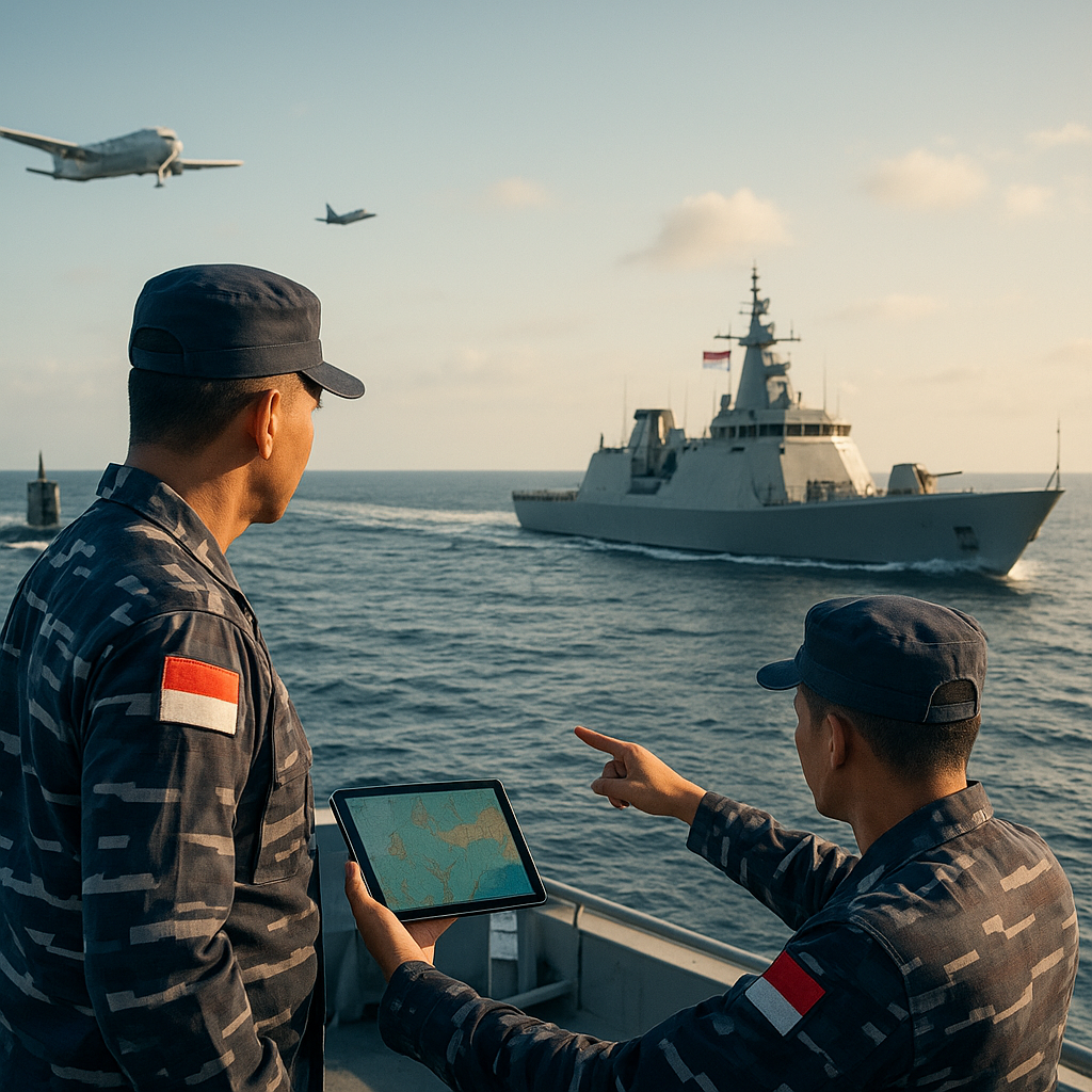 Doktrin Pertahanan Nusantara: Implementasi Strategi Pertahanan Berlapis dalam Latihan Armada Jaya