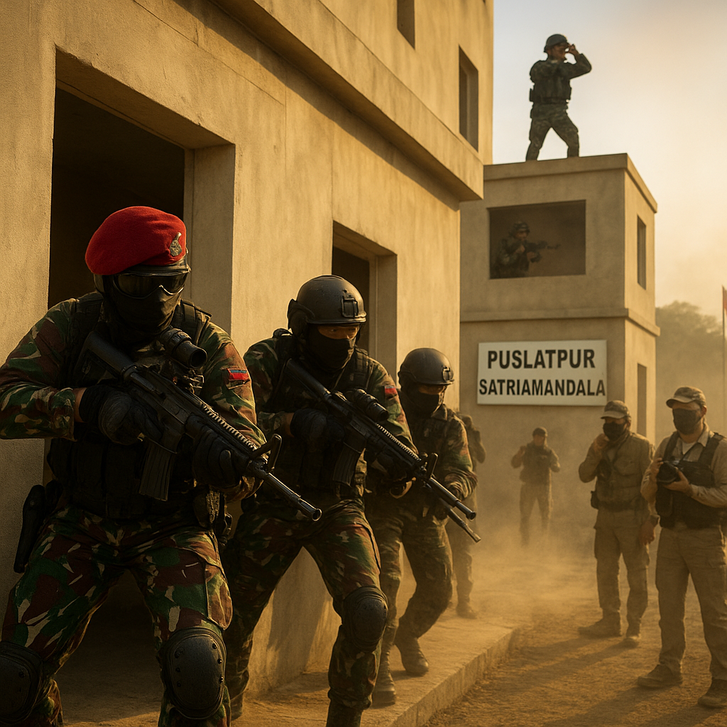 Bedah Taktik Operasi Urban Warfare oleh Kopassus di Puslatpur Satriamandala