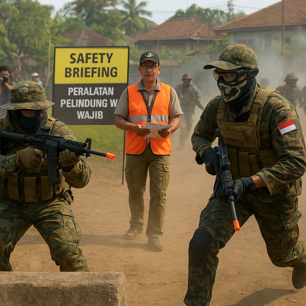 Komunitas Militer Indonesia Gelar Simulasi Airsoft: Prosedur Standar Operasi Team Assault