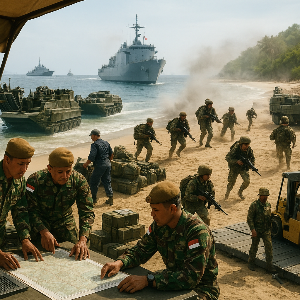 Analisis Doktrin 'Expeditionary Warfare' Korps Marinir TNI AL: Dari Amphibious Assault hingga Logistics Over The Shore