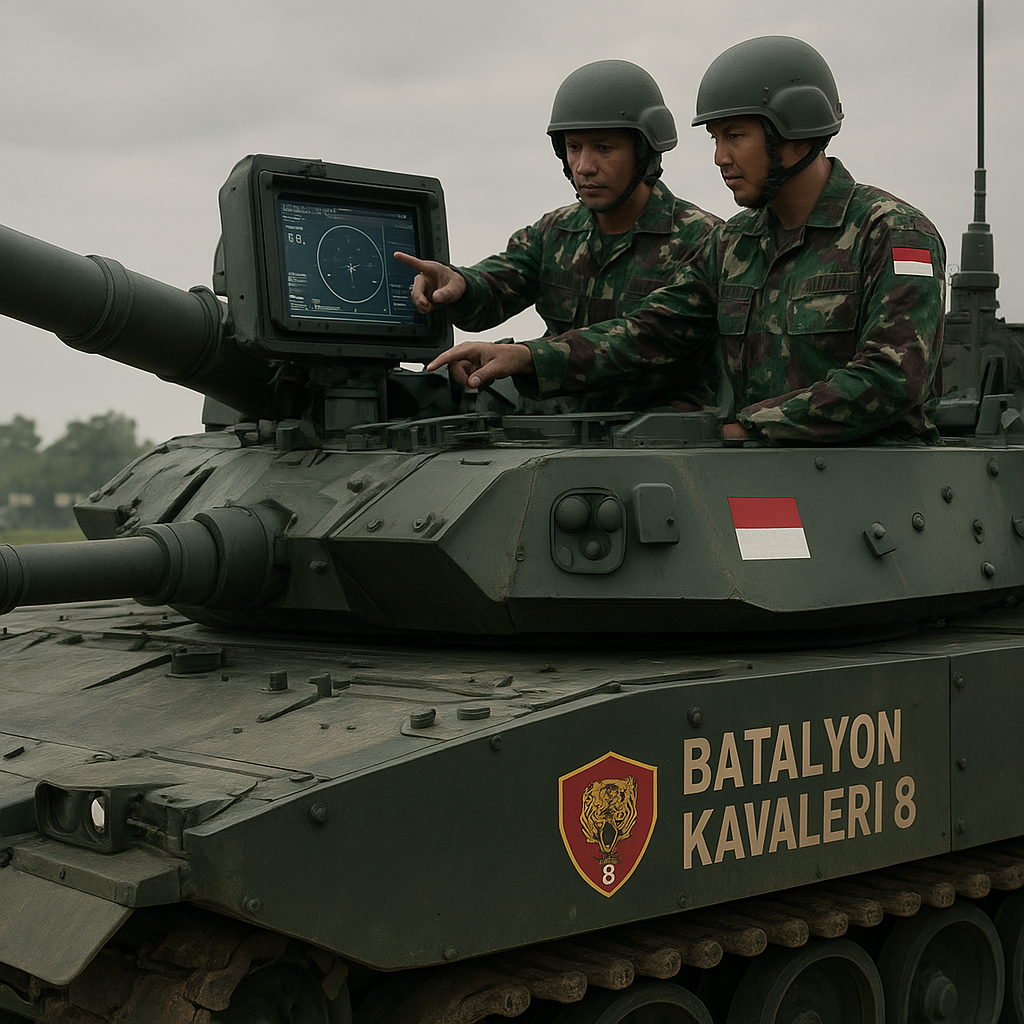 Tank Harimau Baru TNI AD Dilengkapi Sistem Kontrol Tembak Canggih