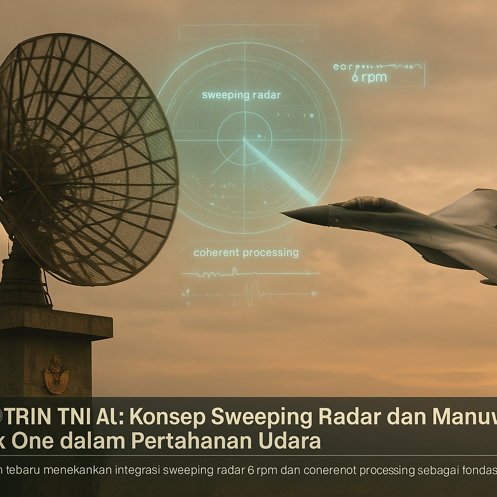 Doktrin TNI AU: Konsep Sweeping Radar dan Manuver Fox One dalam Pertahanan Udara