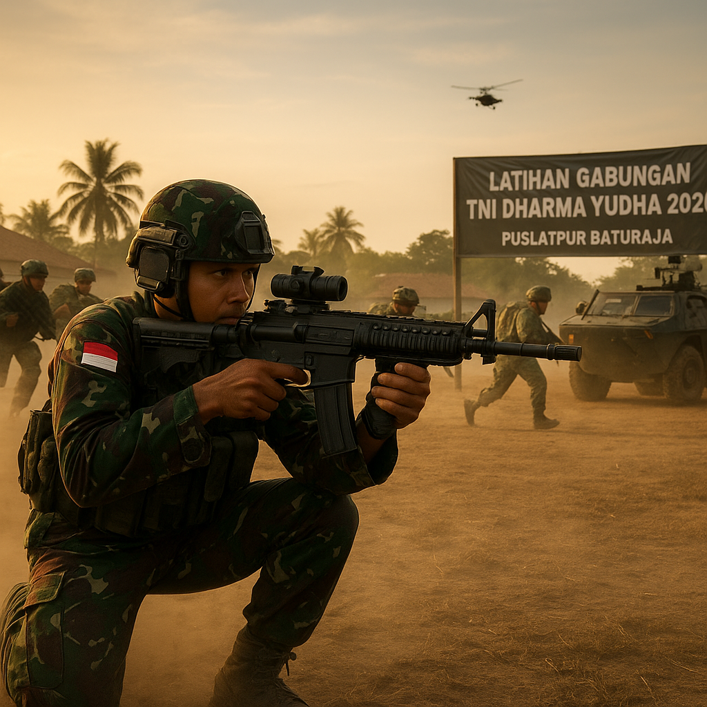Latihan Gabungan TNI Dharma Yudha 2026: Simulasi Serangan Infanteri Multikorps di Puslatpur Baturaja