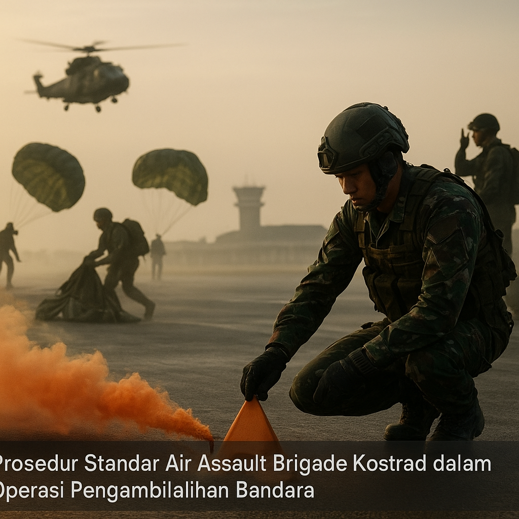 Prosedur Standar Air Assault Brigade Kostrad dalam Operasi Pengambilalihan Bandara