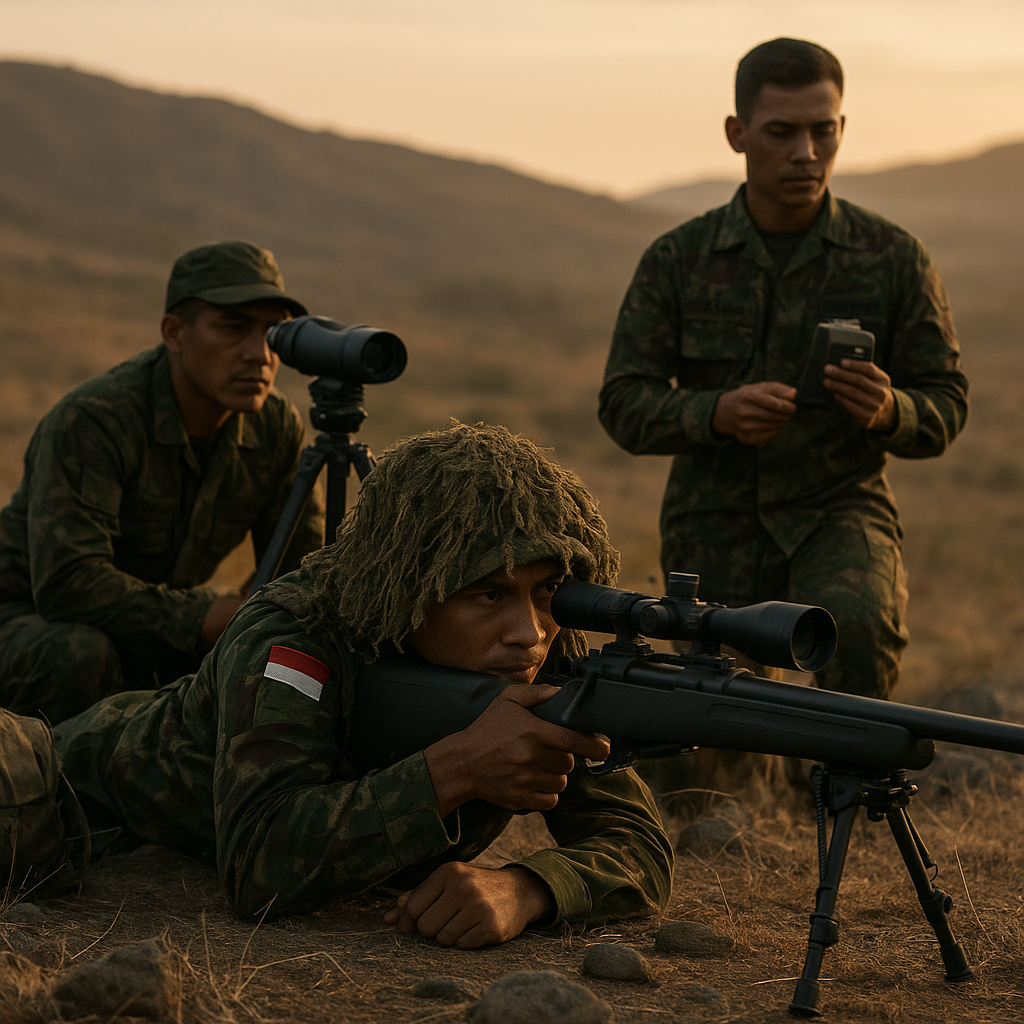 Bedah Prosedur dan Teknik Sniping Jarak Jauh dalam Latihan Tim Tembak Runduk Kopassus