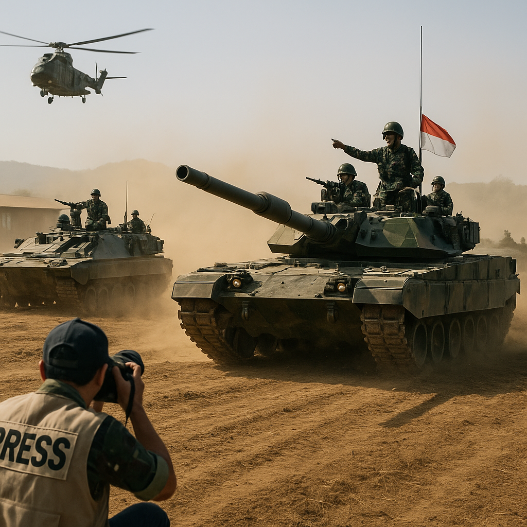 Latihan Tempur Pasukan Kavaleri TNI AD di Puslatpur, Bedah Manuver Tank dan APC