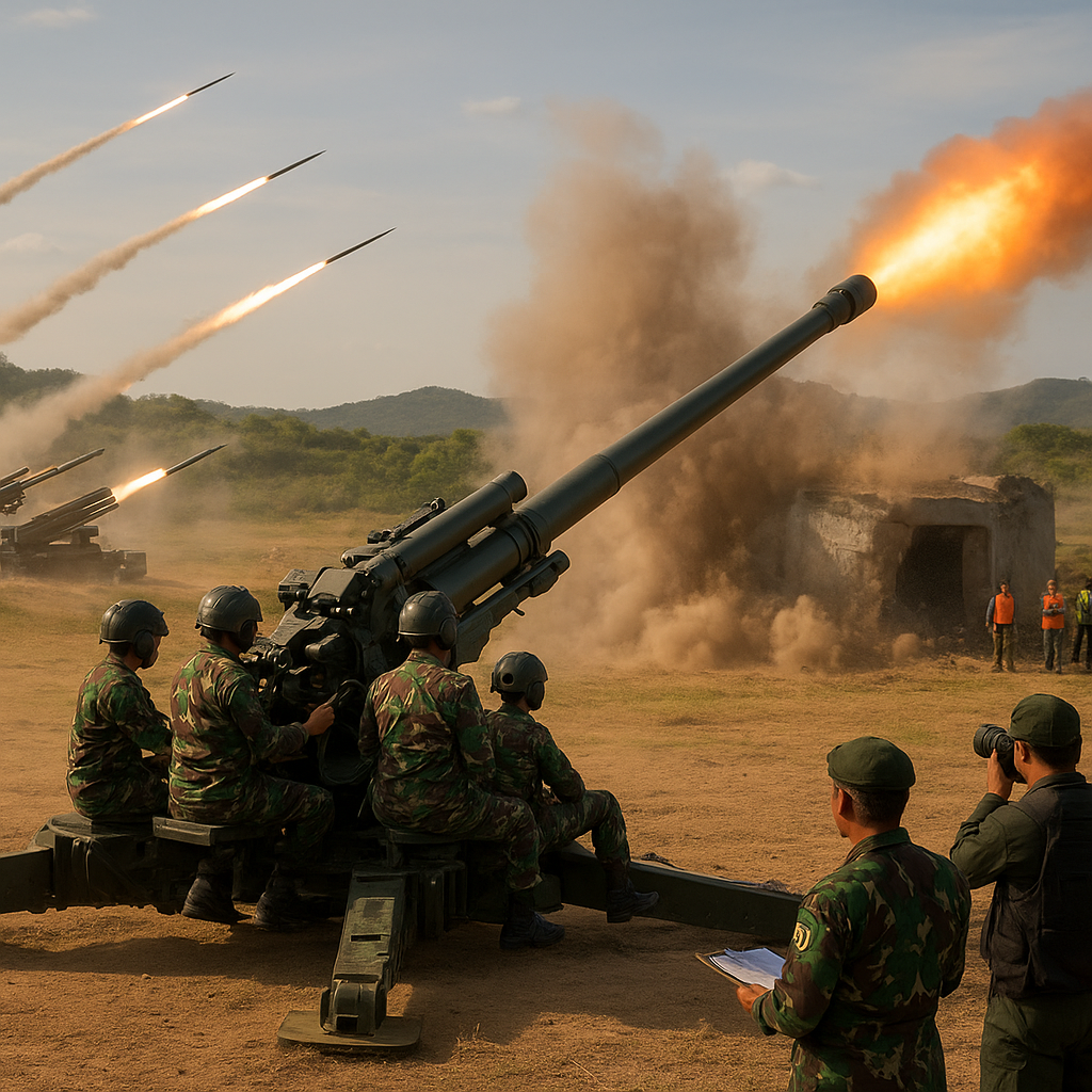 Evaluasi Taktik Penghancuran Bunker dan Fortifikasi dalam Latihan Artileri Medan TNI AD