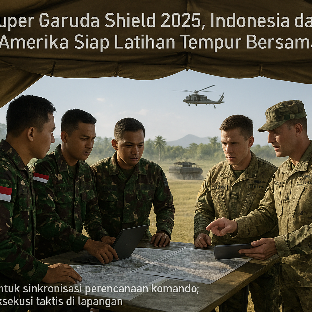 Super Garuda Shield 2025, Indonesia dan Amerika Siap Latihan Tempur Bersama