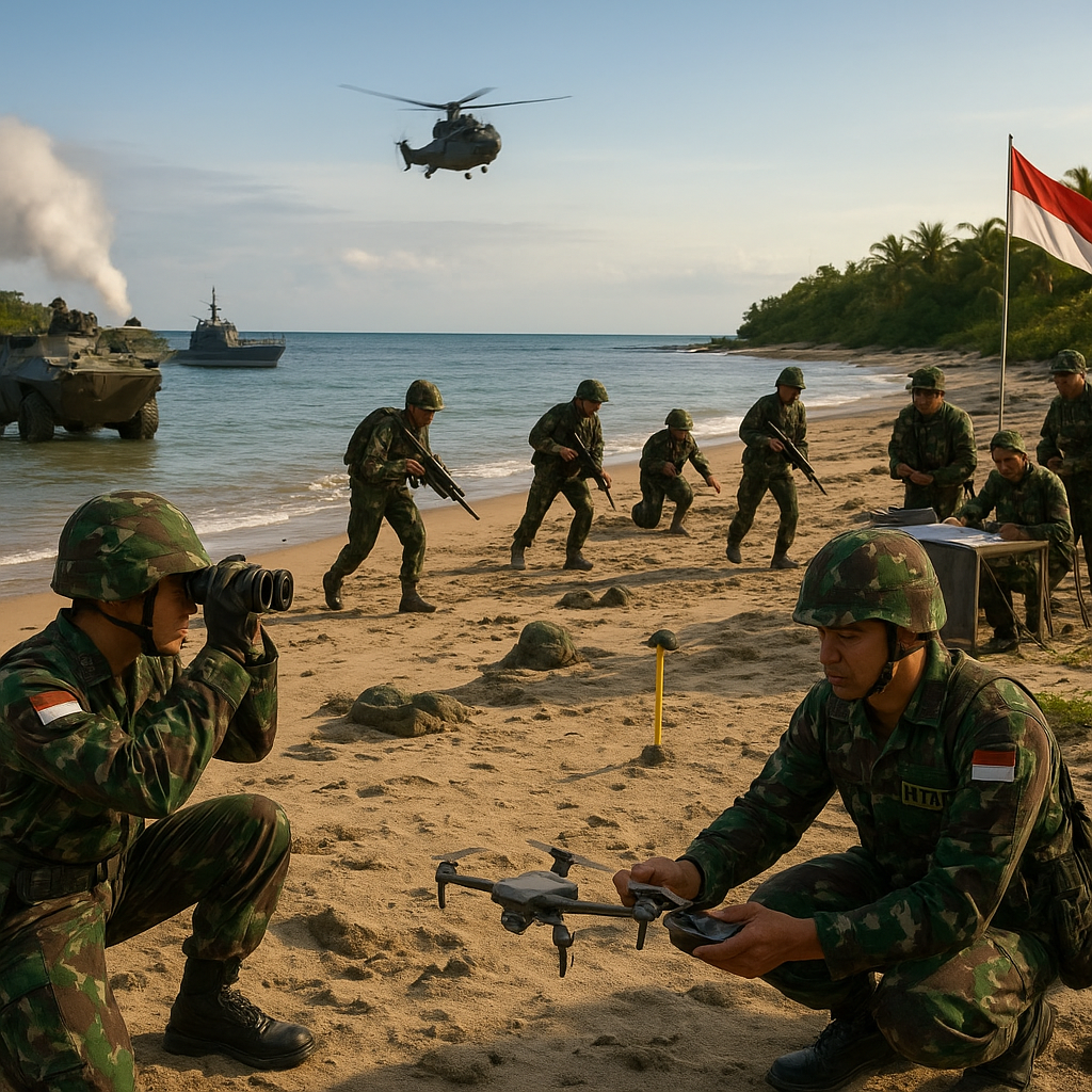 TNI AD Pastikan Latihan Tempur Natuna Berjalan Sukses dan Aman