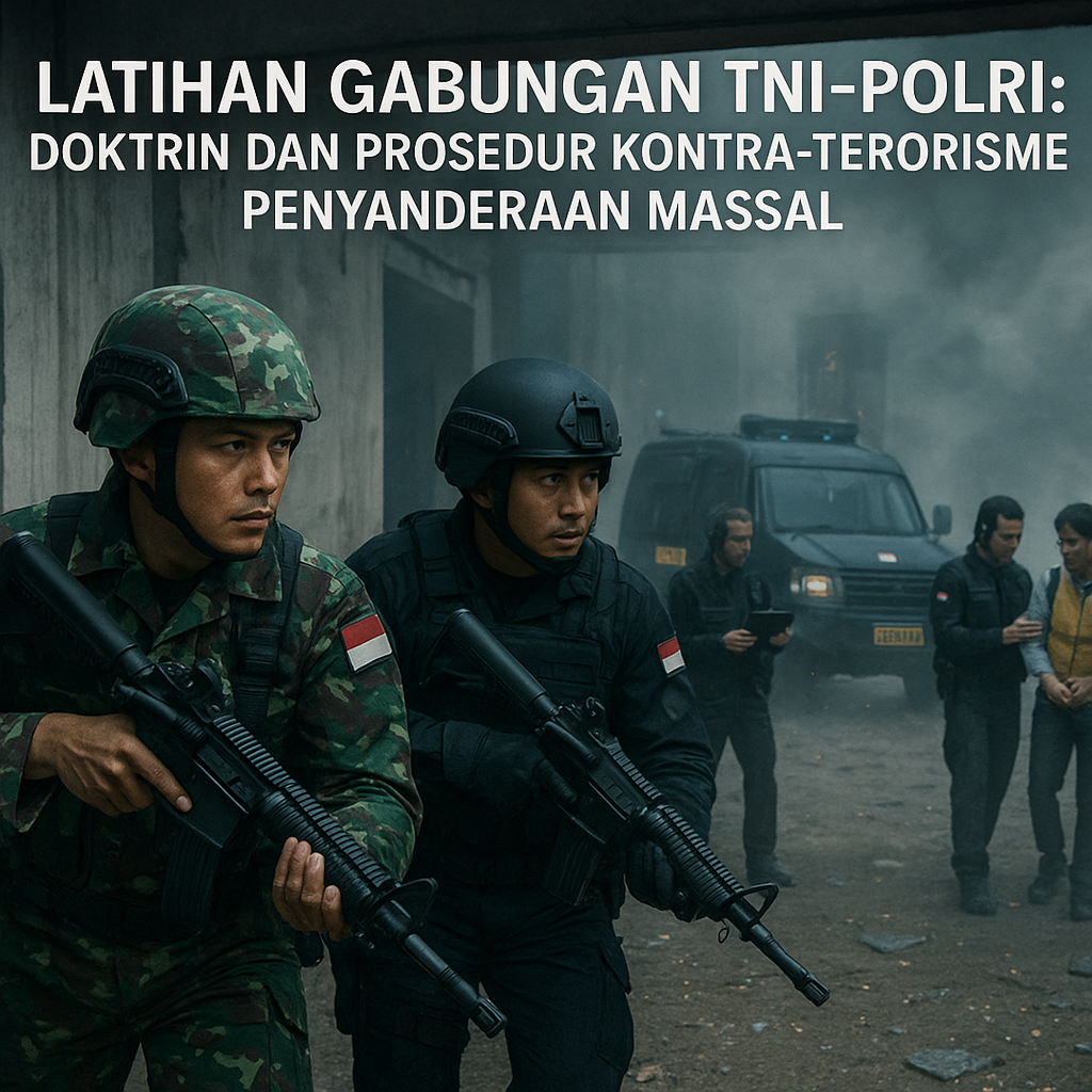 Latihan Gabungan TNI-Polri: Doktrin dan Prosedur Kontra-Terorisme Penyanderaan Massal