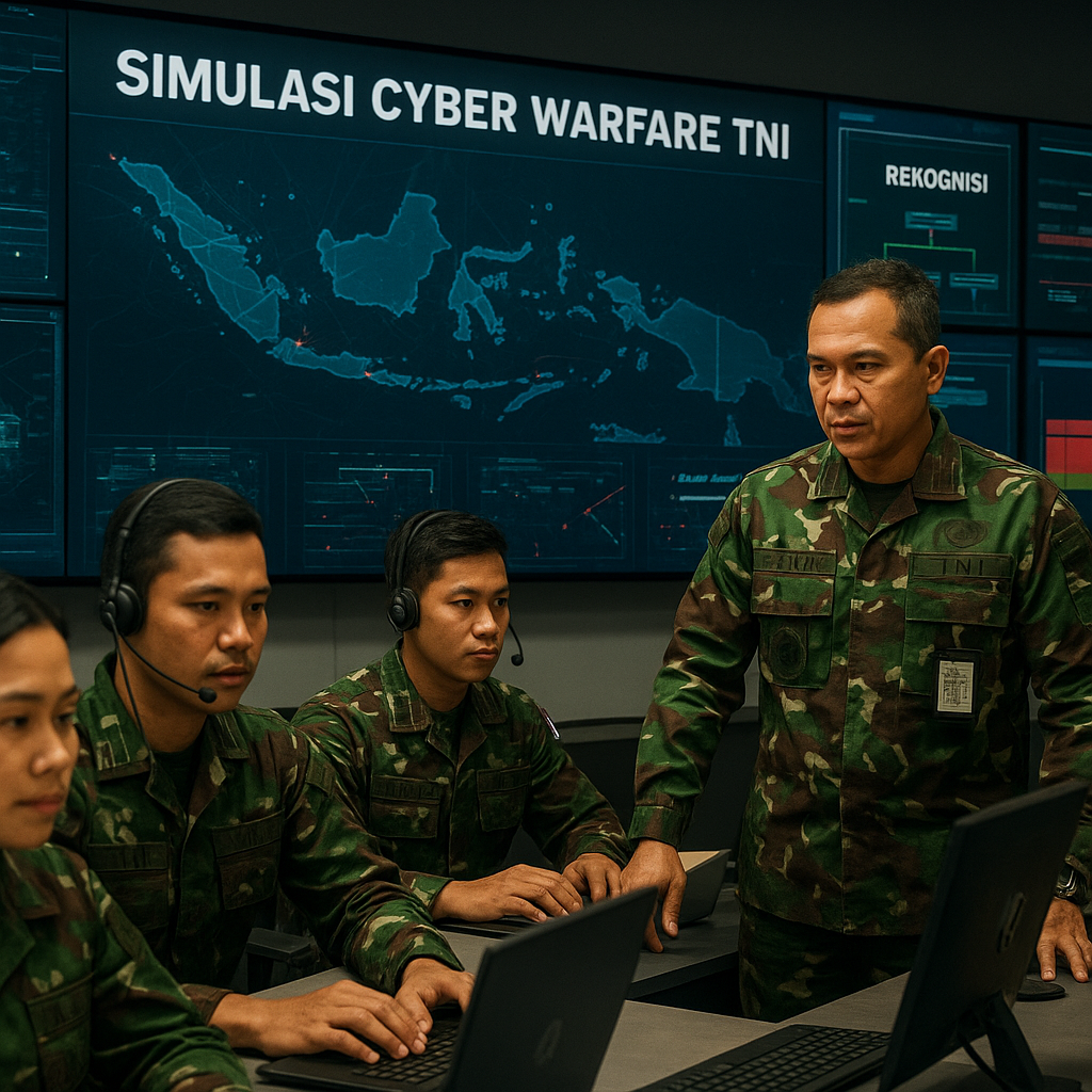 Simulasi Cyber Warfare TNI: Langkah-langkah Bertahan dan Melancarkan Serangan Siber
