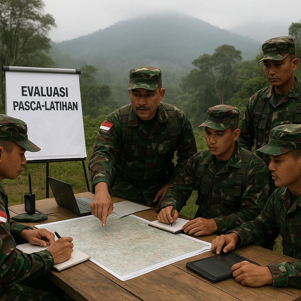 Evaluasi Pasca-Latihan: Pelajaran Taktis dari Latihan Tempur Gabungan TNI Angkatan Darat di Gunung Halimun
