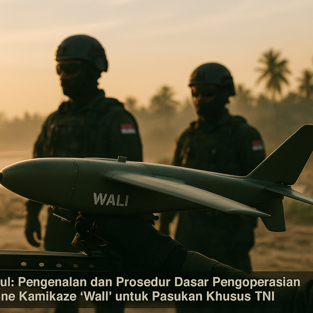 Pengenalan dan Prosedur Dasar Pengoperasian Drone Kamikaze 'Wali' untuk Pasukan Khusus TNI