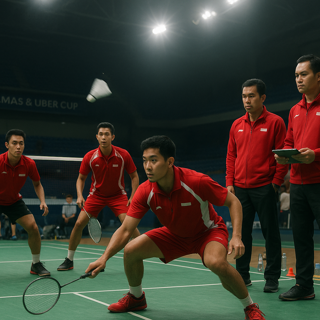 Simulasi mini tutup pemusatan latihan tim jelang Thomas & Uber Cup