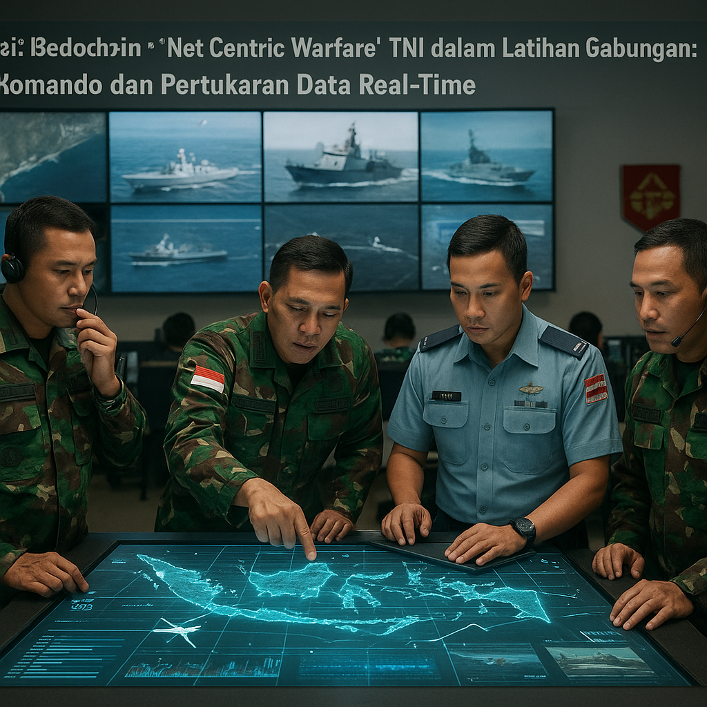 Bedah Doktrin 'Net Centric Warfare' TNI dalam Latihan Gabungan: Alur Komando dan Pertukaran Data Real-Time