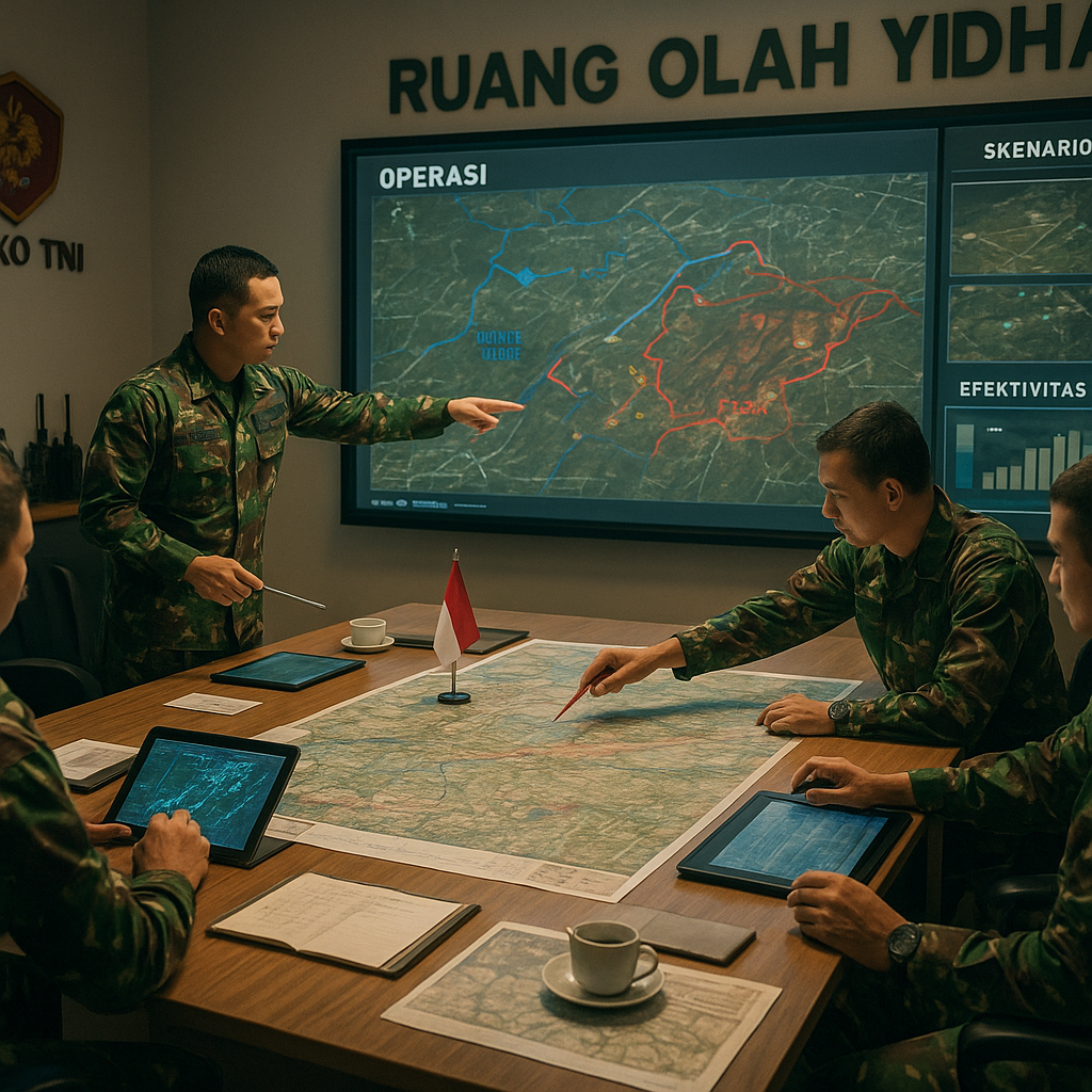Dibalik Ruang olah Yudha Sesko TNI, Tempat Uji Efektivitas Perencanaan Operasi Militer
