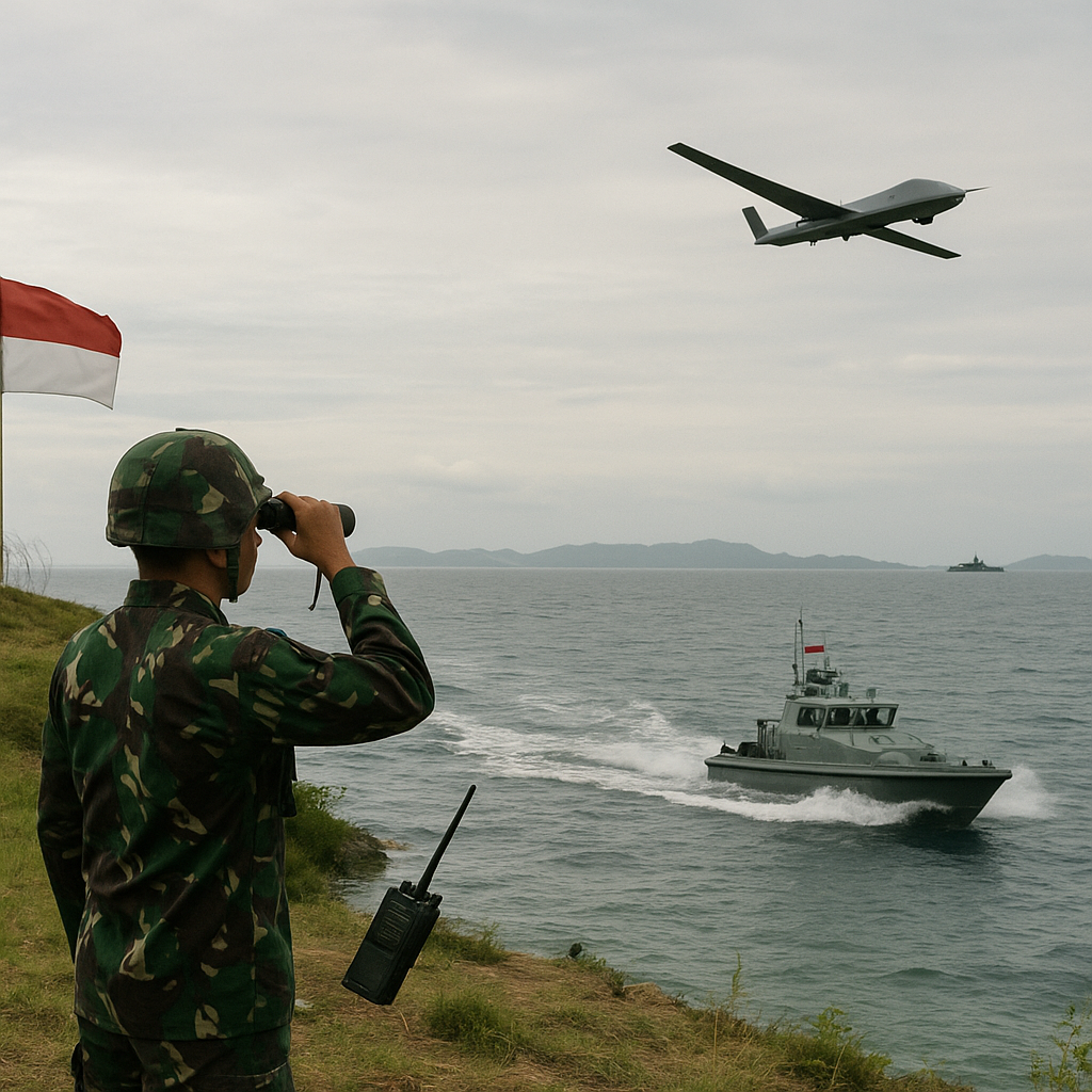 Simulasi Pertahanan Pulau Terluar: Konsep Defense-in-Depth dengan Lapisan Sensor dan Quick Reaction Force
