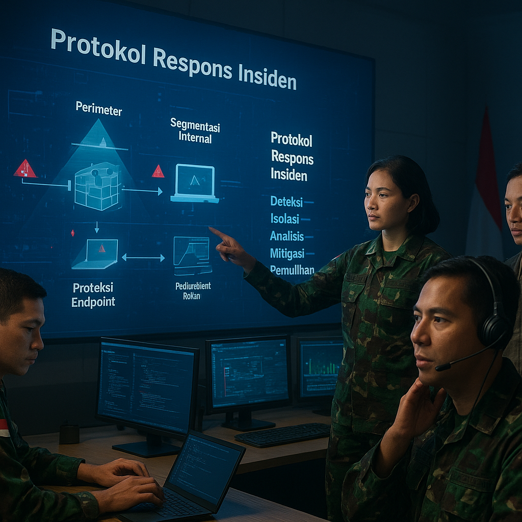 Simulasi Cyber Defense TNI: Layer Defense dan Incident Response Protocol