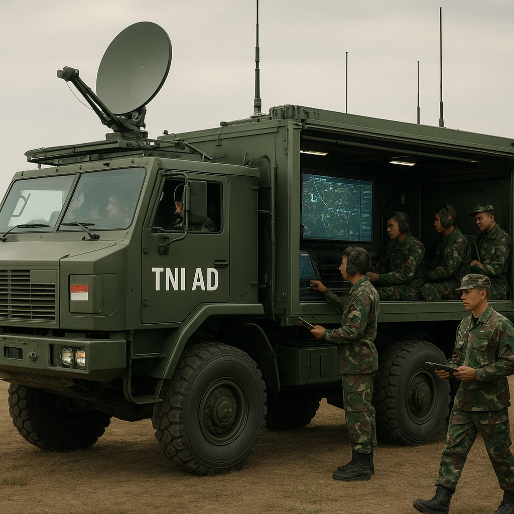 Bedah Teknis: Sistem Komando dan Kendali (C2) Mobile 'Sarana-21' TNI AD untuk Operasi Tempur Bergerak